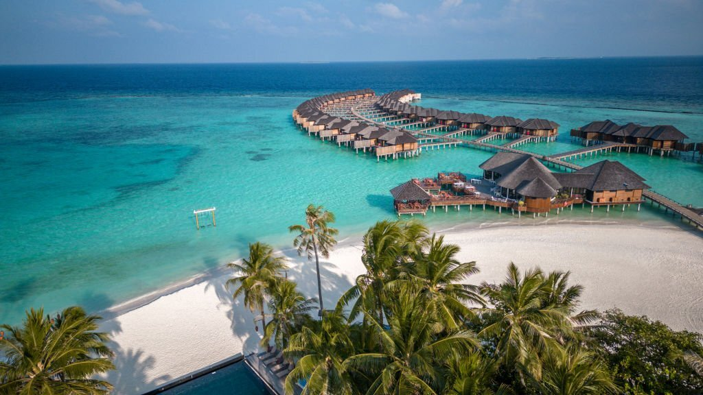 The Maldives, tropical beach