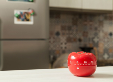 tomato kitchen timer, Pomodoro technique for procrastination