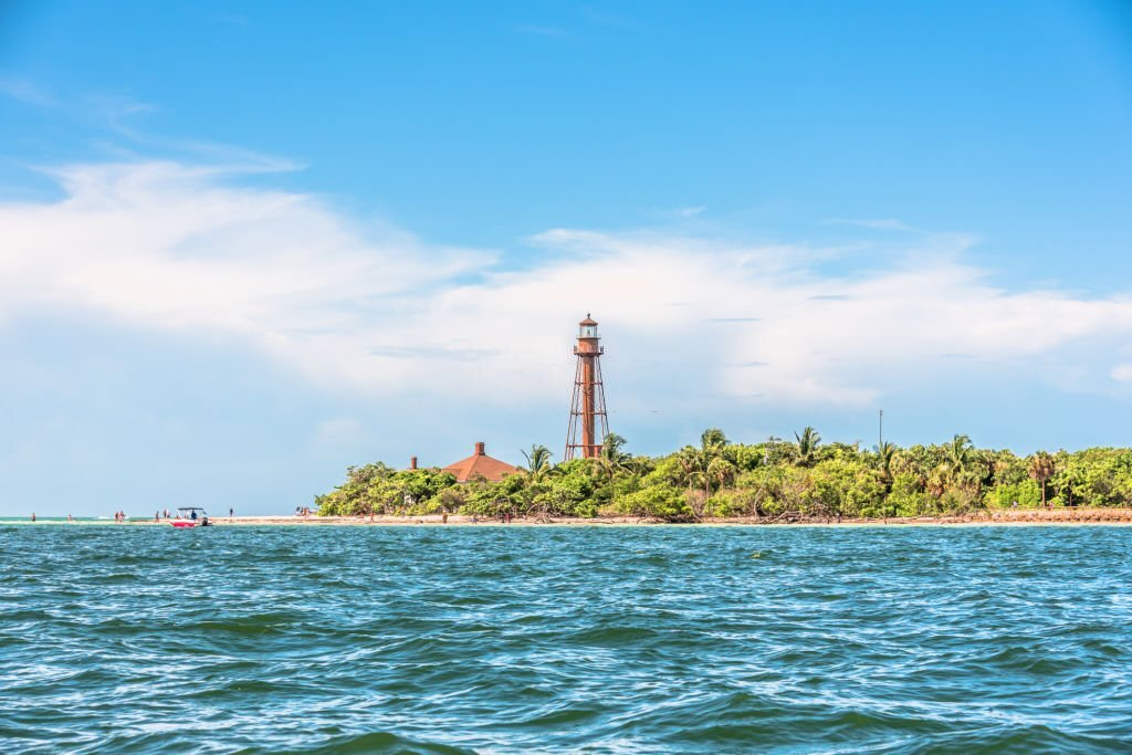 Sanibel Island Florida, lighthouse by the shore