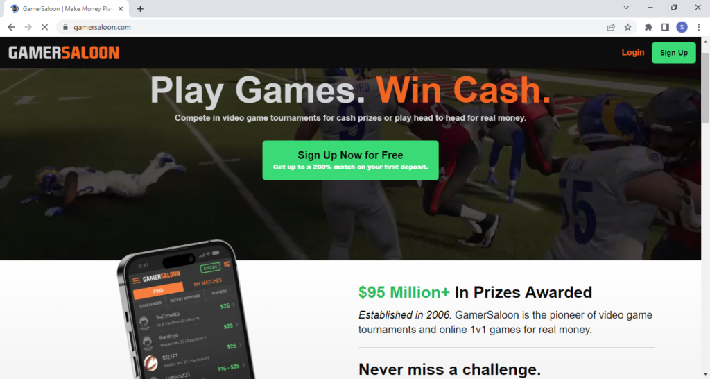 GamerSaloon, GamerSaloon app, gaming tournaments