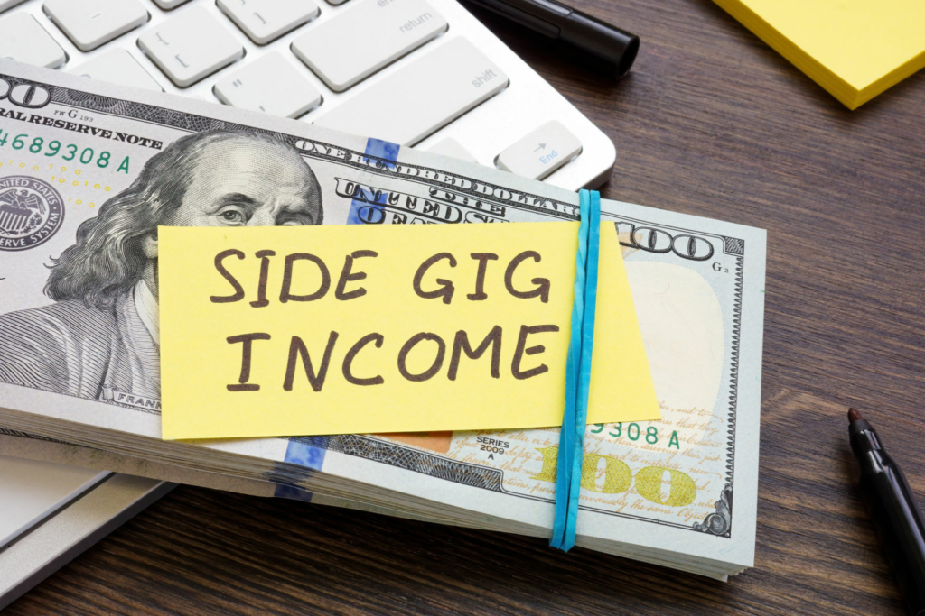 side gig income, what to do with your side hustle income