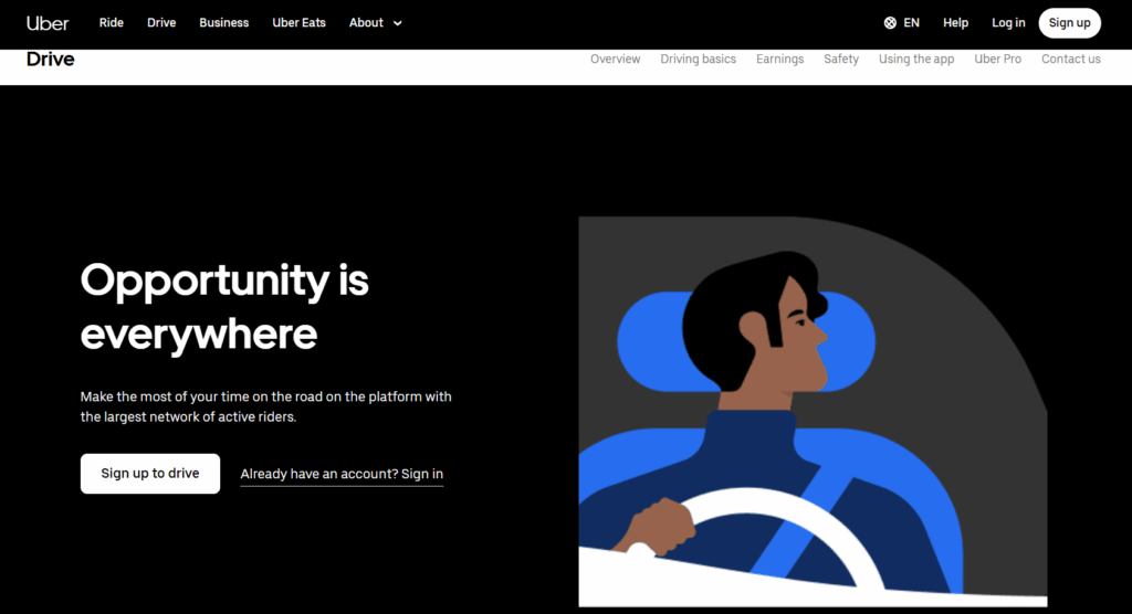 Uber driving, become an Uber driver, flexible schedule