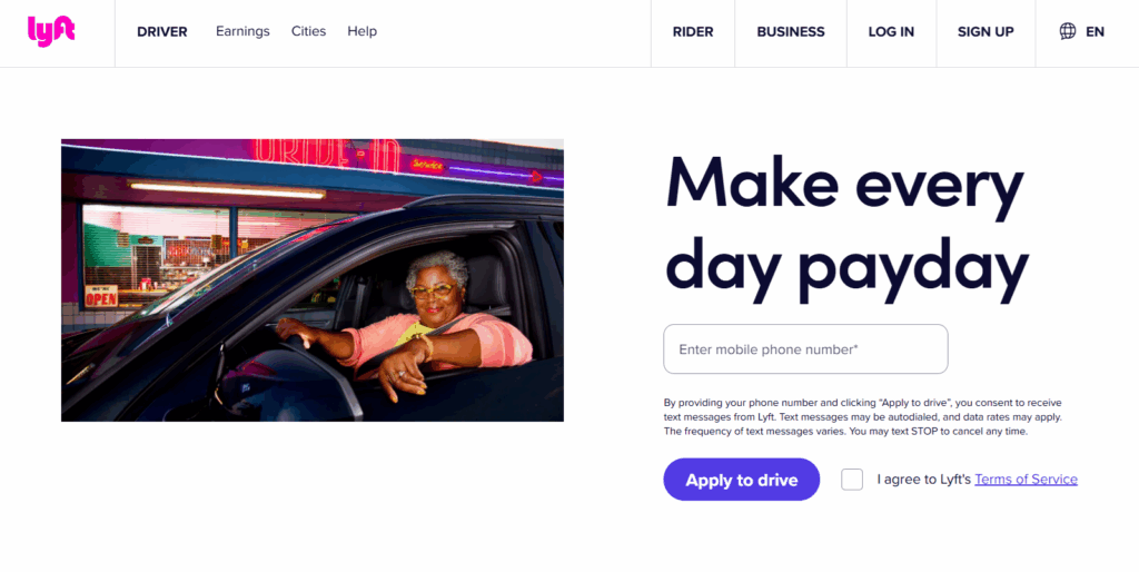Lyft for drivers, drive with Lyft